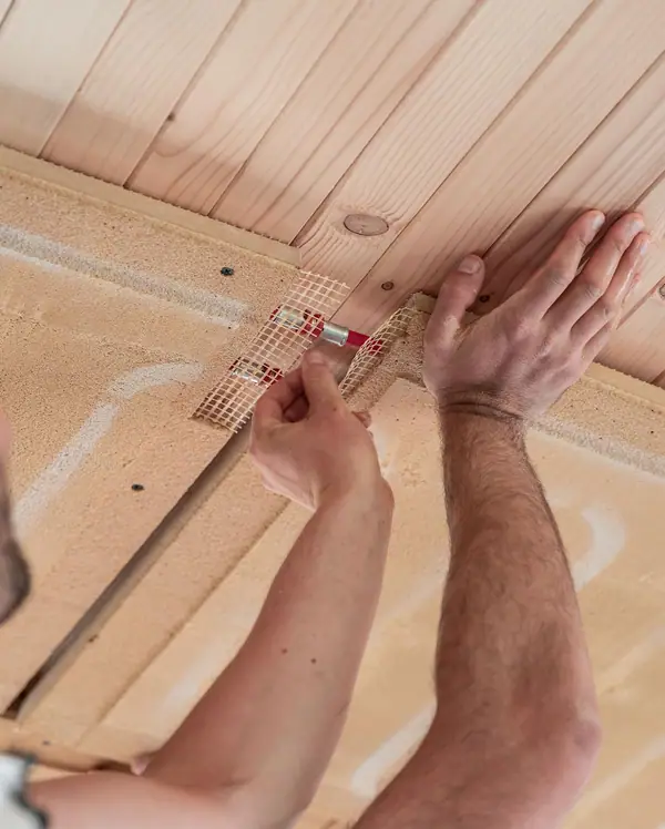 Naturbo Lehmbauplatten Installation